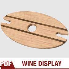 Wine Bottle Glass Display Template