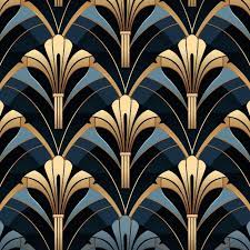 Art Deco Background Design Seamless Pattern