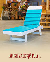 Poly Flat Chaise Lounge Beach Chair