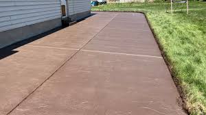 Solid Color Concrete Staining