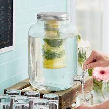 Mason Jar Beverage Dispenser 2 Gallon