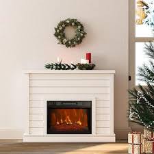 Electric Fireplace Mantel With 23