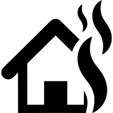 Burning House Building Fire