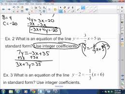 Algebra I 4 2 Using Intercepts And