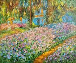 Claude Monet Irises In Monet S Garden