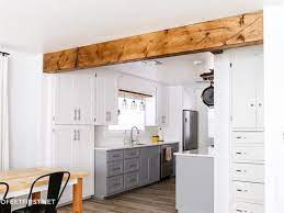 faux wood beam easiest diy wood beam