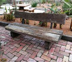 Railway Sleeper Rustic Outdoor Timber