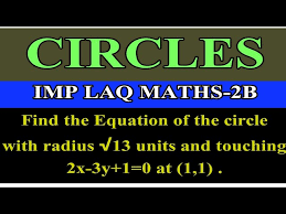 Find The Equation Of The Circle With