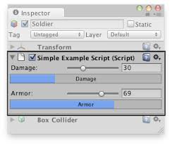 unity script reference editor