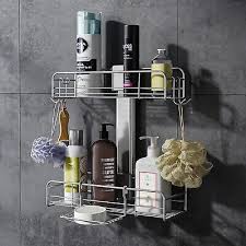 Litkoon 2 Pack Adhesive Shower Caddy