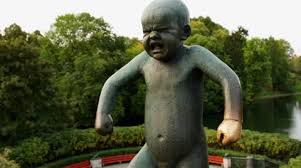 Grumpy Boy Sinnataggen Vigeland