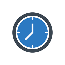 Wall Clock Generic Blue Icon