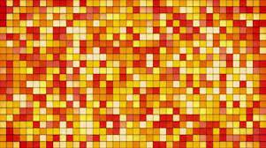 Orange Tiles Glass Mosaic Seamless Loop