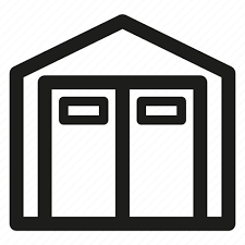 Garden Shed Storage Outdoor Icon