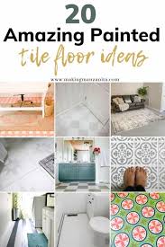 20 Painted Tile Floor Ideas To Update