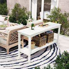 Na Outdoor Patio Bar Console Table