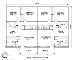 House Plans Duplex Plans Family Plan