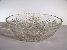 Anchor Hocking Clear Glass Serving Bowl