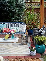 How To Paint An Outdoor Rug For A Quick