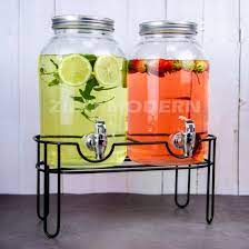 Ice Cold Drink Glass Beverage Dispenser