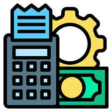 Calculator Payungkead Lineal Color Icon