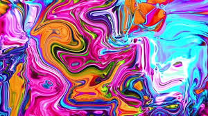Abstract Psychedelic Animation Of