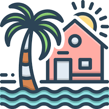 Beach House 25281513 Vector Art At Vecy