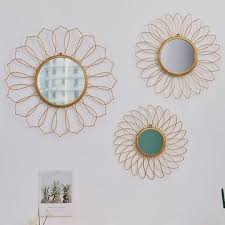 Wall Decor Mirror Metal Frame