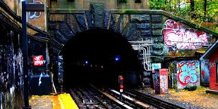 Graffiti On Nyc Subways Cars And Tunnels