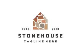 Stone House Logo Design Icon Vector