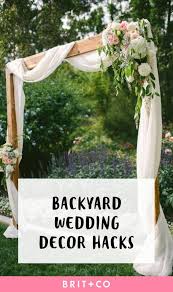 10 Backyard Wedding Decor Ideas For The