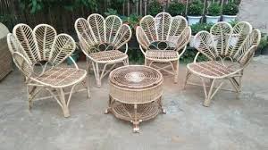 Cane Chair Garden Style Malaysian For