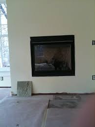 Mantel For Gas Fireplace High On Wall