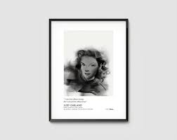 Judy Garland Vintage Quote Poster
