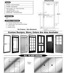 Aluminum Frames Glass Doors Bildisco