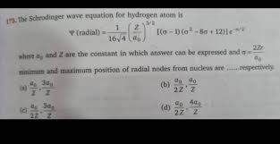 The Schrodinger Wave Equation For