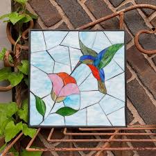 1 In X 12 In X 12 In Square Polypropylene Hummingbird Decorative Ga
