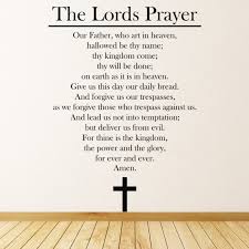 The Lords Prayer Wall Sticker