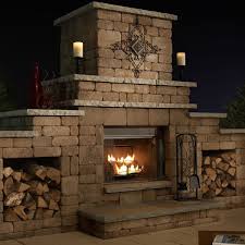 Easy Outdoor Fireplace Design Plans