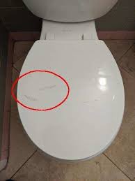 Scars On The Toilet Seat Cover