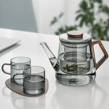 Pyrex Tea Kettle Hand Blown Glass Tea