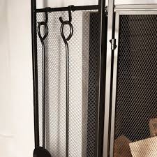 Barton 4 Panel Wrought Iron Fireplace