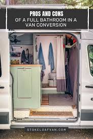 Full Bathroom In A Van Conversion