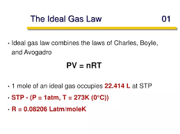 Ppt The Ideal Gas Law 01 Powerpoint