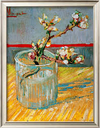Blossoming Almond Branch In A Glass C