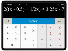 Inequality Calculator On The App