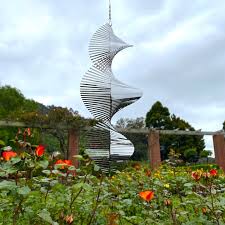 Helix Wind Spinner Metal Kinetic