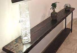 Console Table With Shelf Narrow Sofa