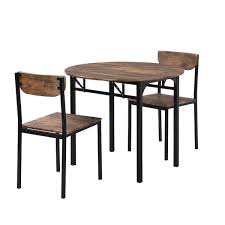 Metal Round Outdoor Dining Table Set