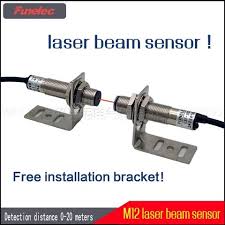 laser beam sensor npn pnp infrared